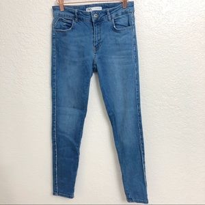 Zara Jeans With Silver Beading